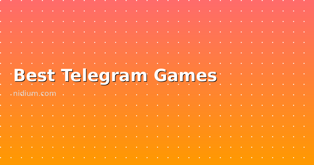 Лучшие игры в Telegram 2026: ретро-аркады, мини-игры и Play-to-Earn